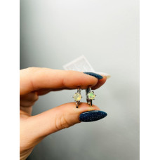 Срібні сережки з опалом 047-55