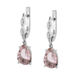 Серебряные серьги с аметрином 090-6910