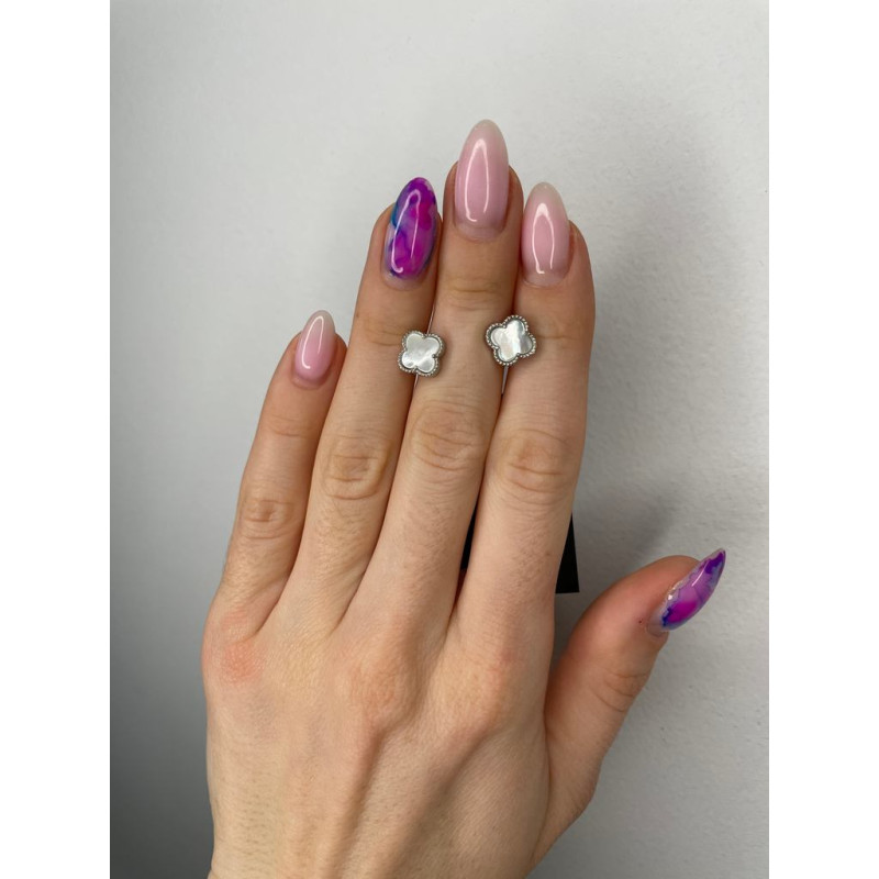 Silver Pearl Earrings S123-90