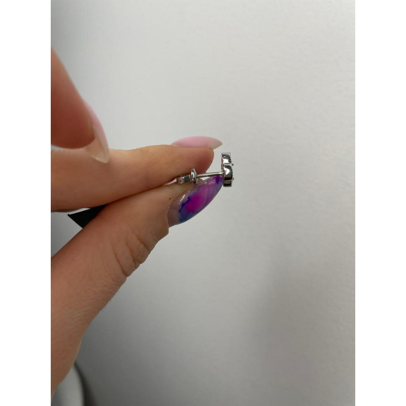 Silver Pearl Earrings S123-90