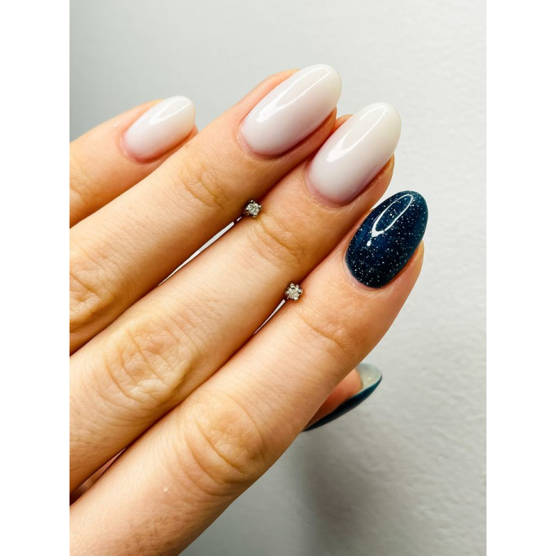 Серебряные серьги с бриллиантом B008-10