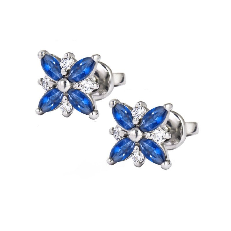 Срібні сережки з фіанітом S047-3110