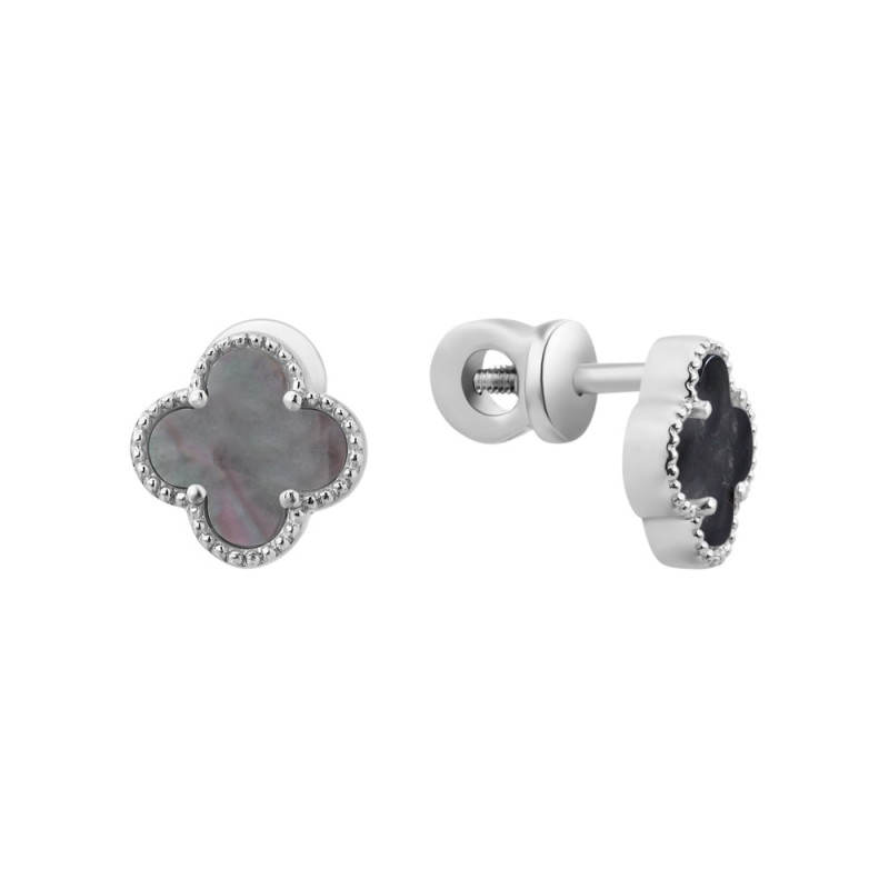 Silver Pearl Earrings S123-91