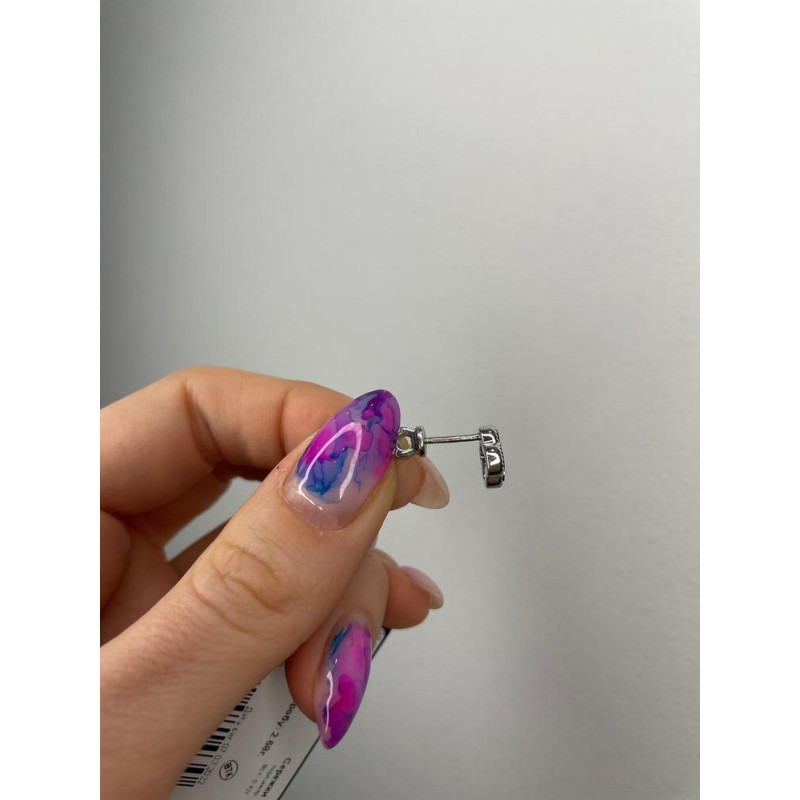 Silver Pearl Earrings S123-91