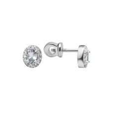 Earrings with tanzanite 160-3510