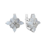 Silver Moonstone Earrings 172-89