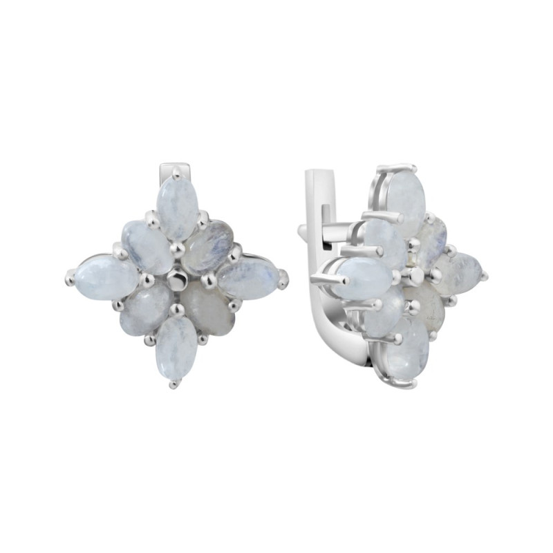 Silver Moonstone Earrings 172-89