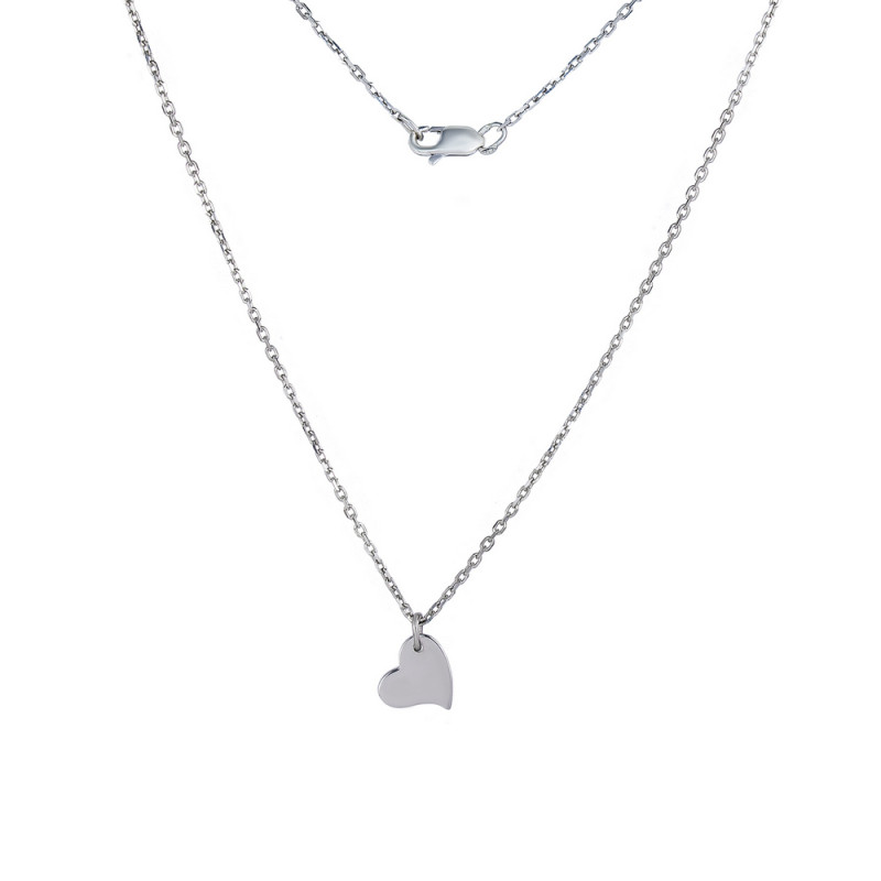 Срібне кольє Love