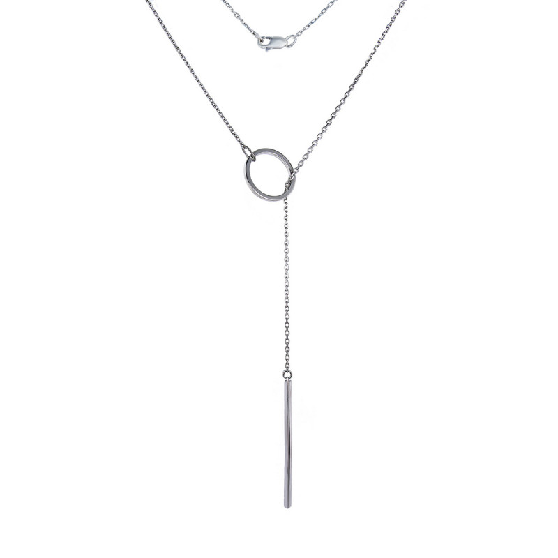 Серебряное колье Inside