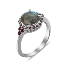 Каблучка з лабрадоритом 048-8841