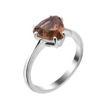 Серебряное кольцо с нано султанитом 073N-82