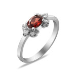 Ring with garnet 081-4110