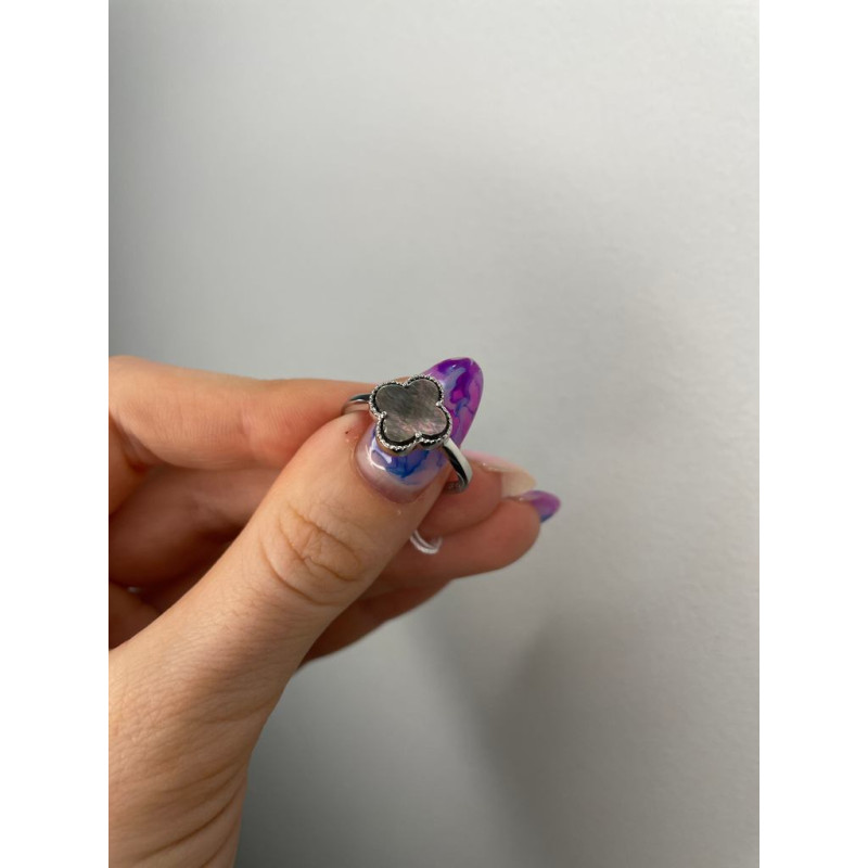 Срібна каблучка з перламутром S122-91