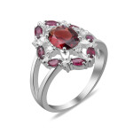 Кольцо с гранатом 162-414210