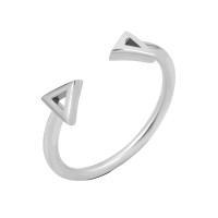 Серебряное кольцо безразмерное S023