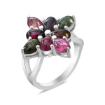 Срібна каблучка з турмаліном 172-65