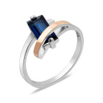 Серебряное кольцо с фианитом Agata-31