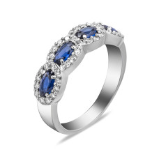 Ring with nano sapphire 009N-3110