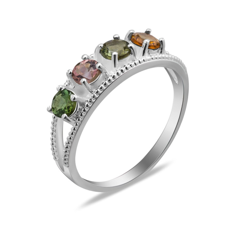 Срібна каблучка з турмаліном 147-65