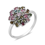 Срібна каблучка з турмаліном 205-65