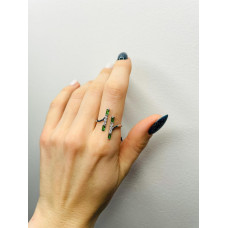 Срібна каблучка з фіанітом S135-5110