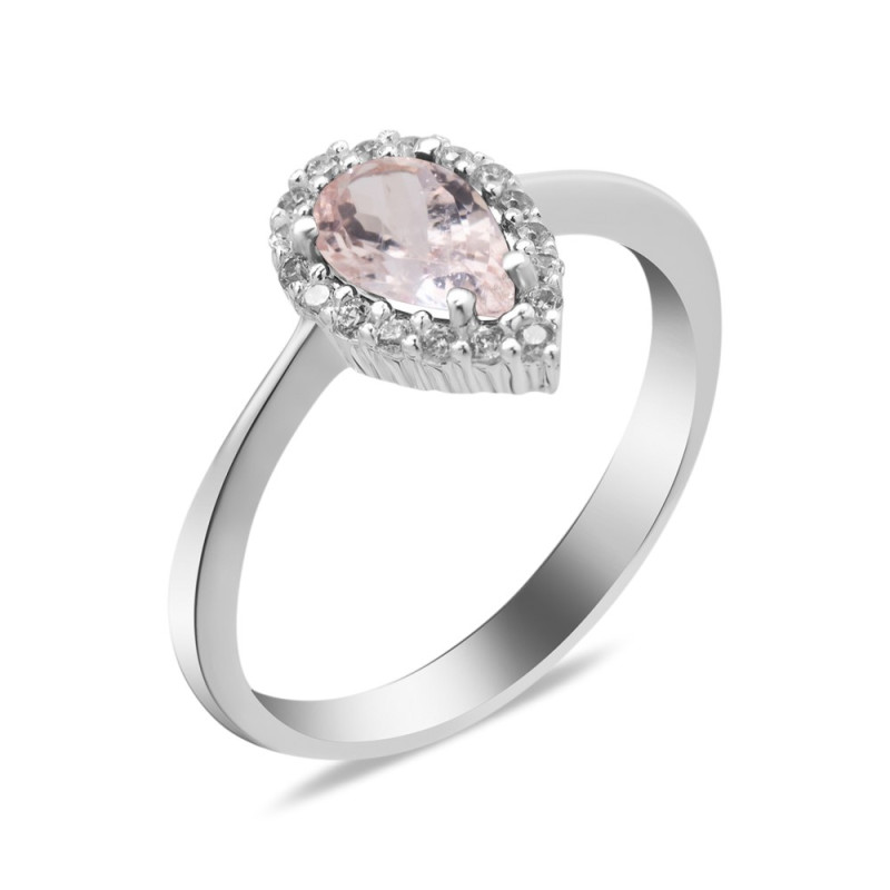 Каблучка з морганітом 011-4510