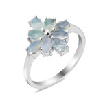 Срібна каблучка з опалом 180-55