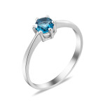Серебряное кольцо с Лондон топазом 047-33