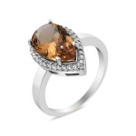 Серебряное кольцо с нано султанитом 178N-8210