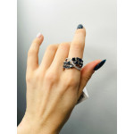 Серебряное кольцо с натуральным сапфиром 217-3110