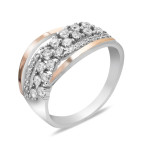 Серебряное кольцо с фианитом Torino-10