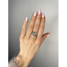 Серебряное кольцо с фианитом Torino-10