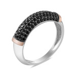 Серебряное кольцо с фианитом Milena-20