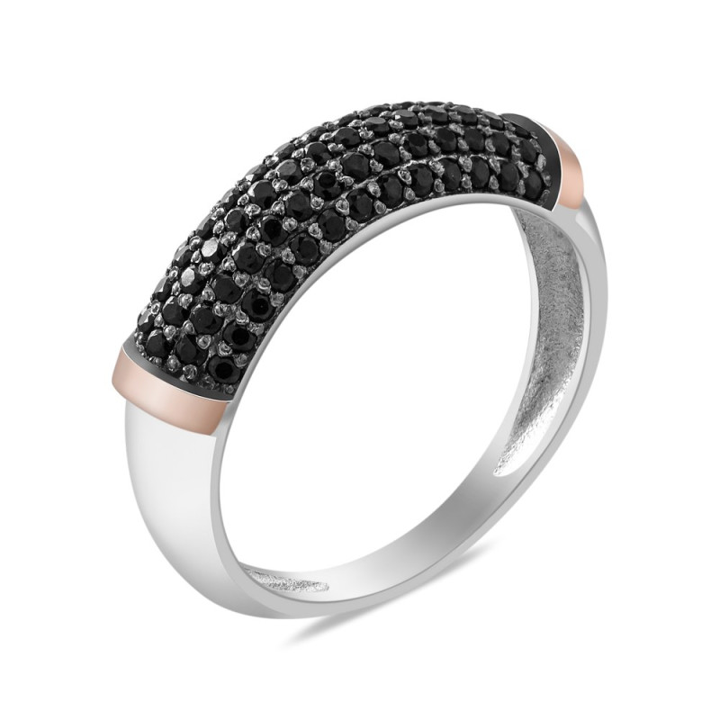 Серебряное кольцо с фианитом Milena-20