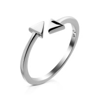 Серебряное кольцо без камней S071
