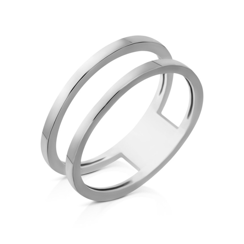 Серебряное кольцо без камней S030