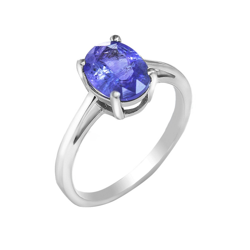 Срібна каблучка з танзанитом 016-35