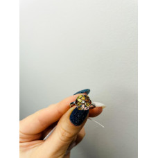 Серебряное кольцо с турмалином 148-6510