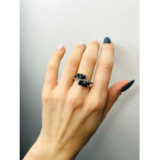 Срібна каблучка з сапфіром 219-31