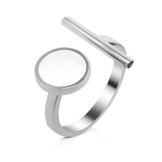 Срібна каблучка S056-/10