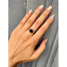 Срібна каблучка з сапфіром 003-31