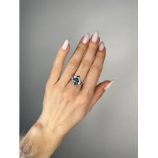 Серебряное кольцо с фианитом Etyud-3910