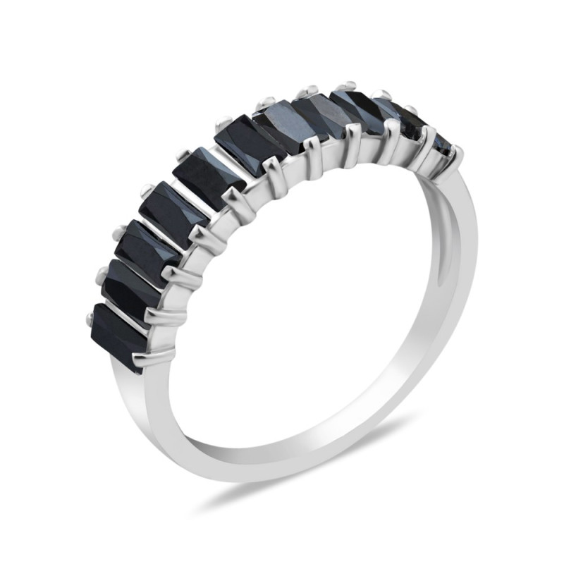 Срібна каблучка з фіанітом S134-20