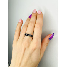 Срібна каблучка з фіанітом S134-20