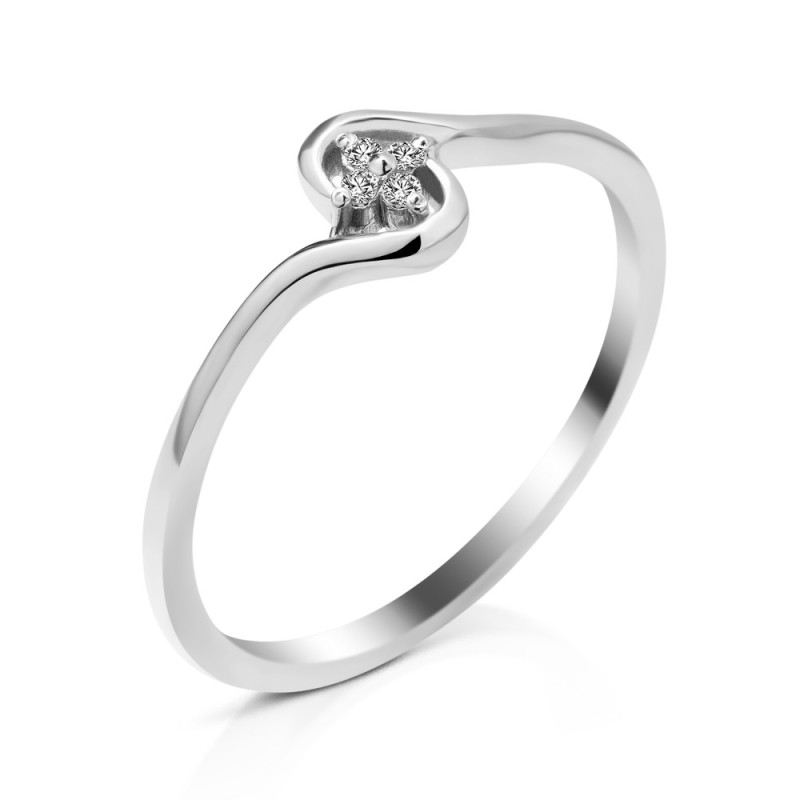 Gold ring with diamond B018G-10