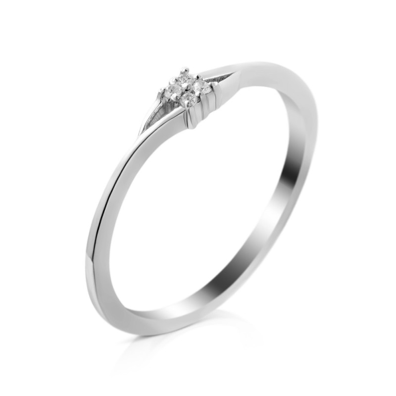 Gold ring with diamond B021G-10