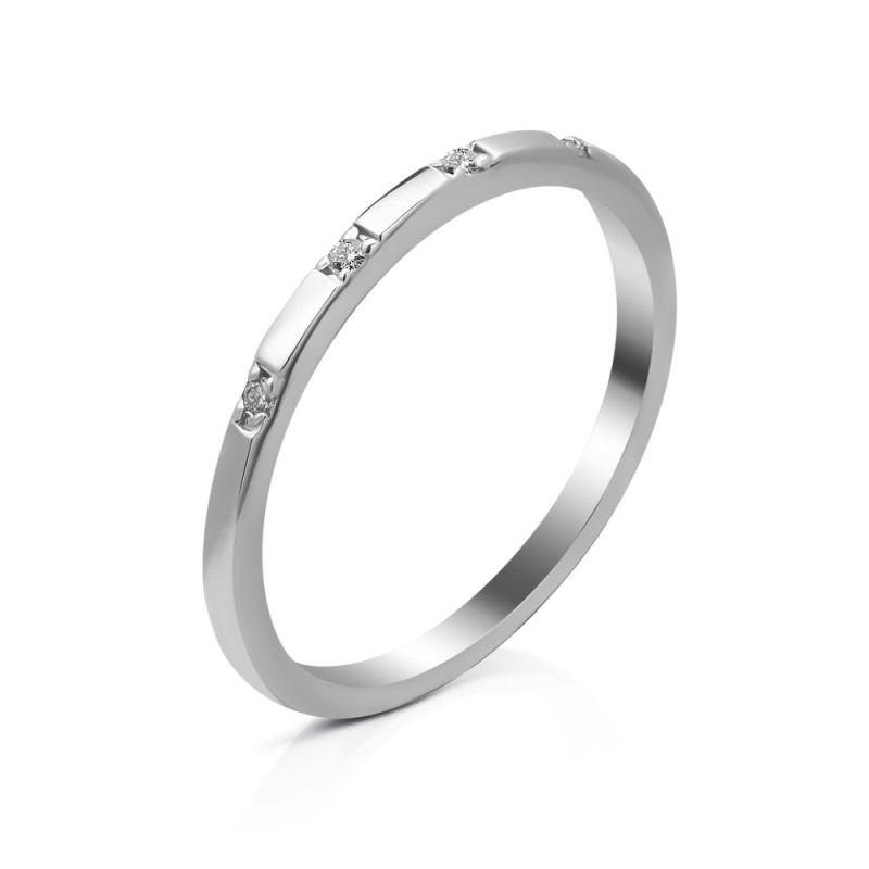 Gold ring with diamond B022G-10