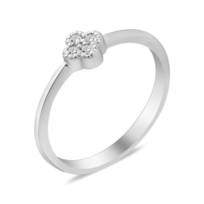 Золотое кольцо с бриллиантом B001G-10.