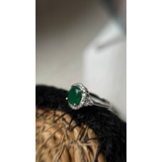 Срібна каблучка з фіанітом 048CZ-7310