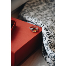 Срібна каблучка з аметрином та фіанітом 101CZ-8310